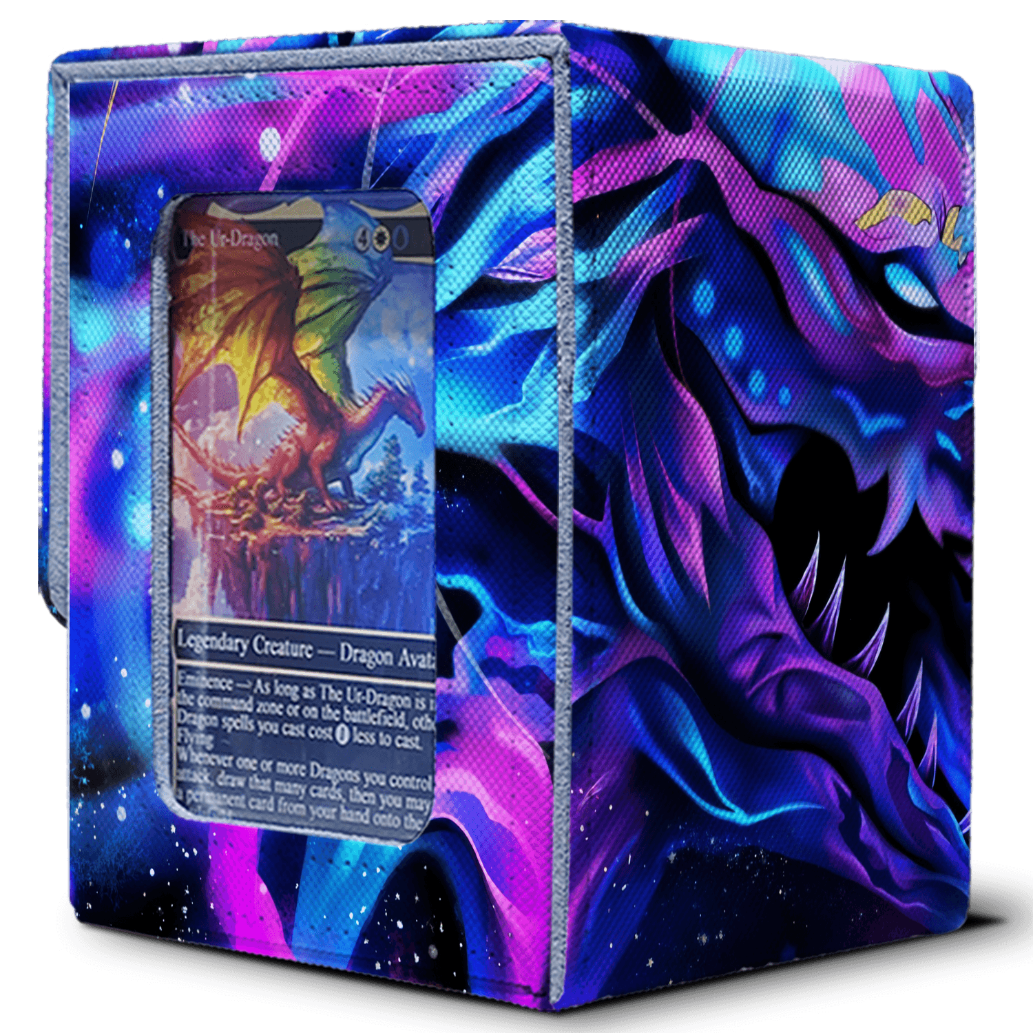 A rune-marked custom deck box