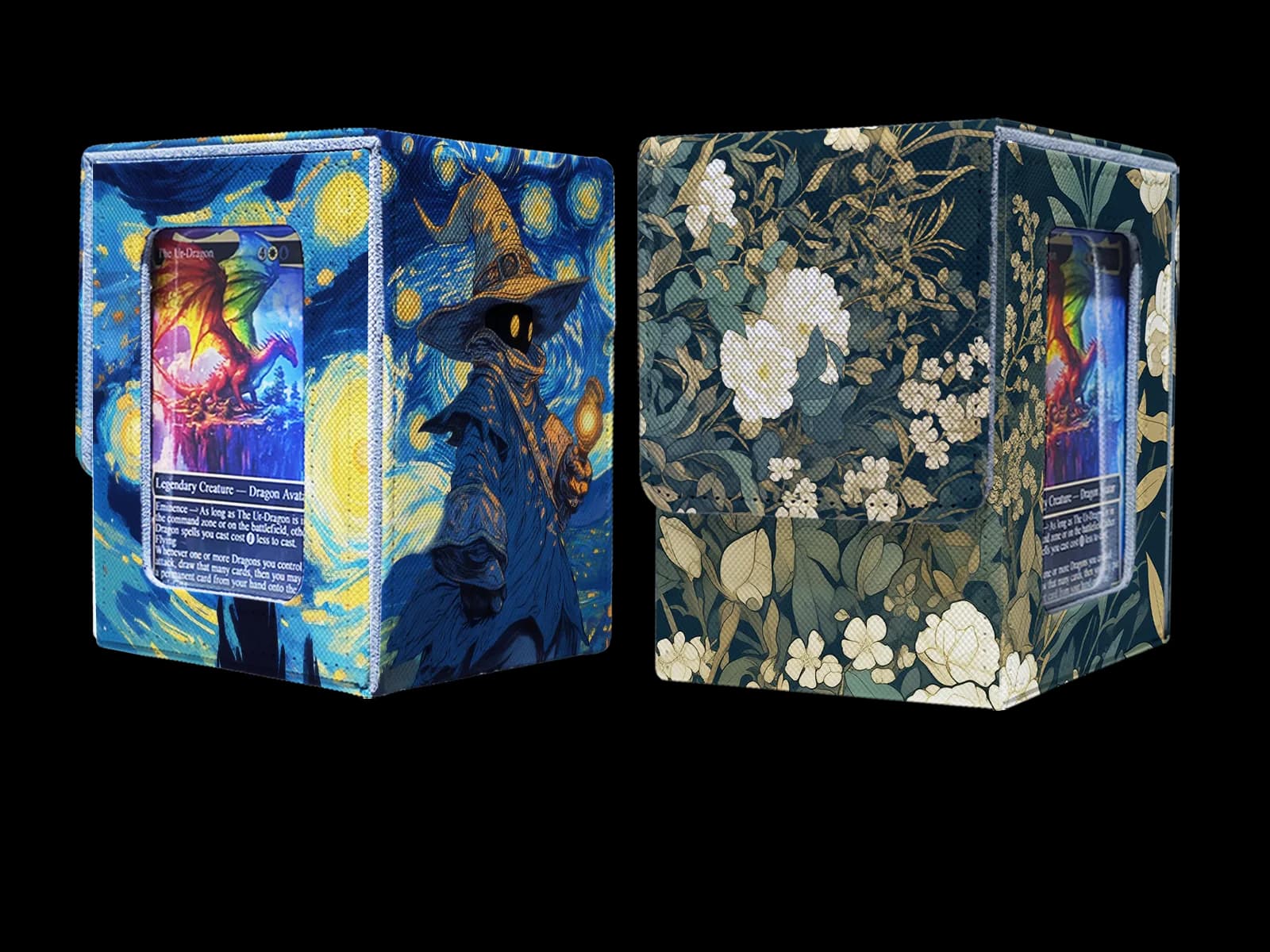 A rune-marked custom deck box